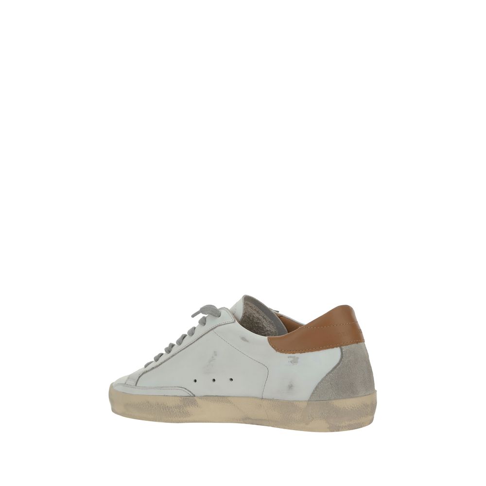 Golden Goose White Leather Superstar Sneakers | Regal Royce