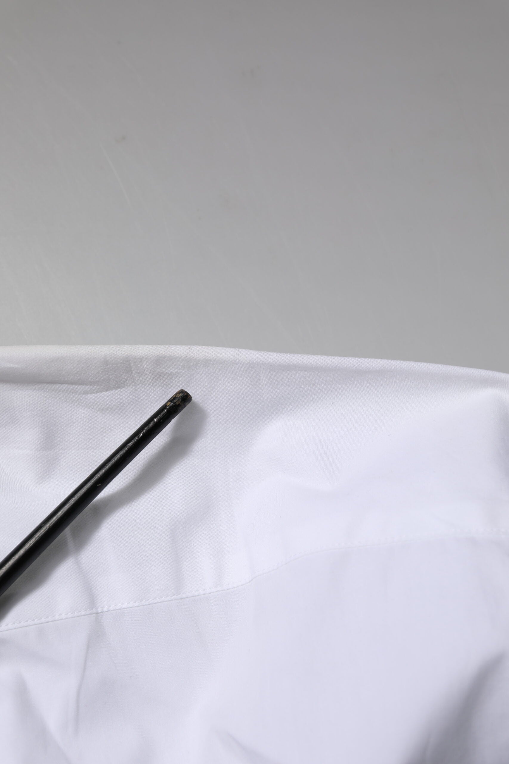 Dolce & Gabbana White Cotton GOLD Long Sleeves Formal Shirt | Regal Royce