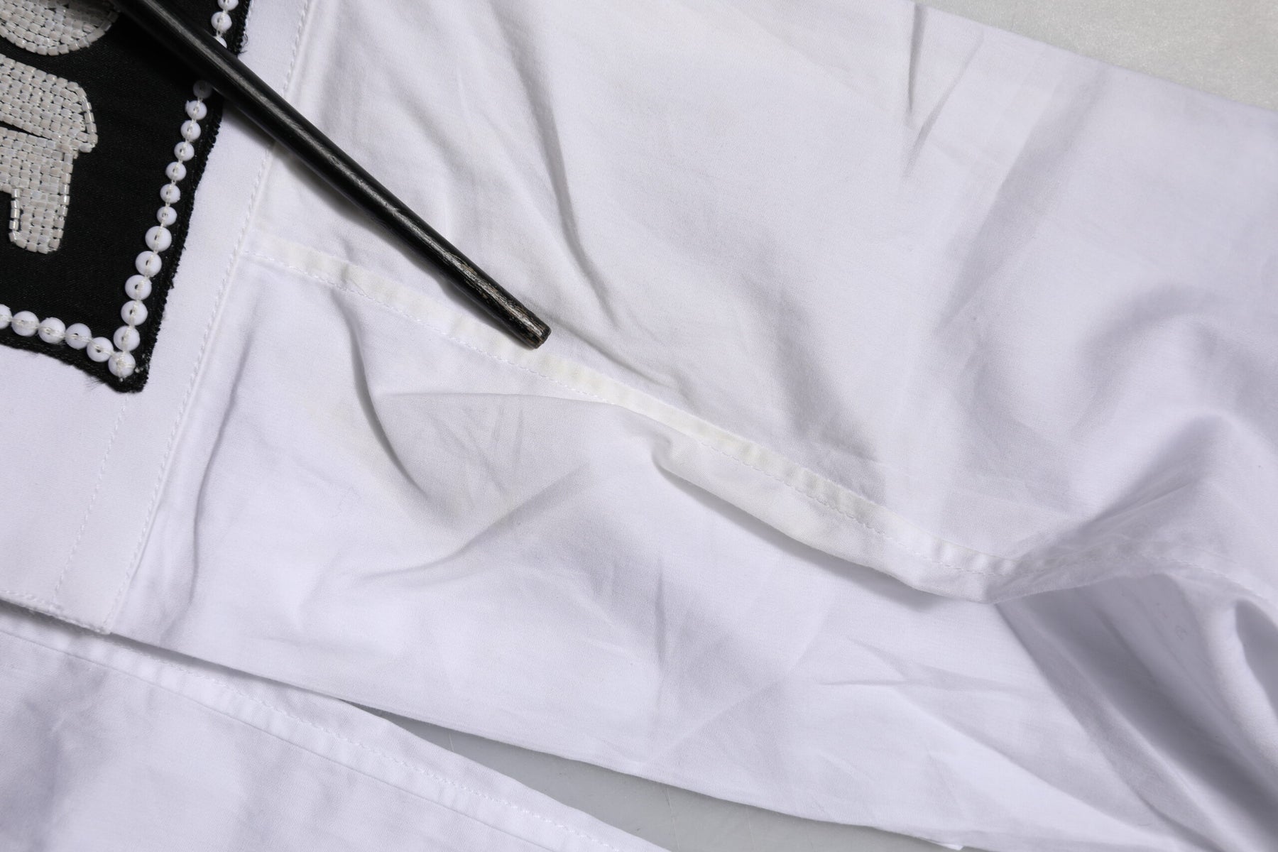 Dolce & Gabbana White Cotton GOLD Long Sleeves Formal Shirt | Regal Royce