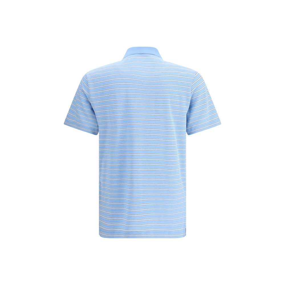 Prada Light Blue Cotton Polo Shirt | Regal Royce