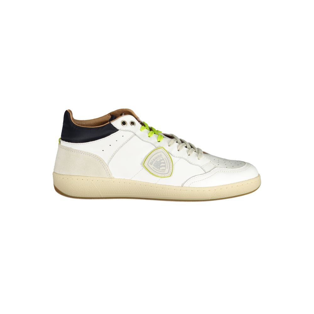 Blauer Bianco Leather Men Sneaker | Regal Royce