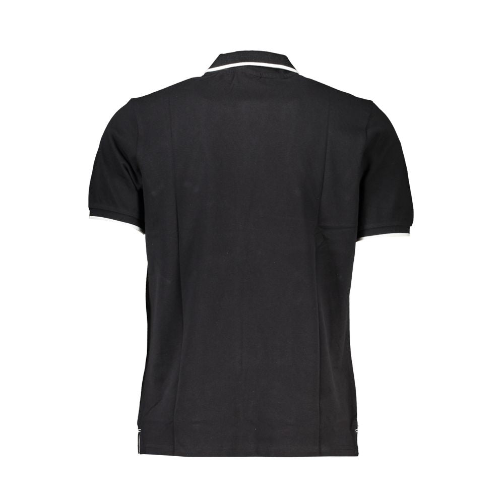 North Sails Black Cotton Men Polo Shirt | Regal Royce