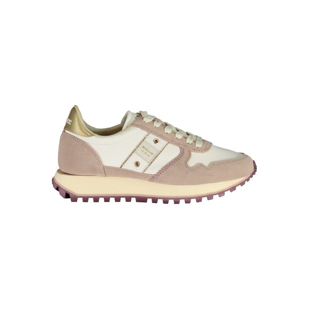 Blauer Bianco Poliestere Women Sneaker | Regal Royce