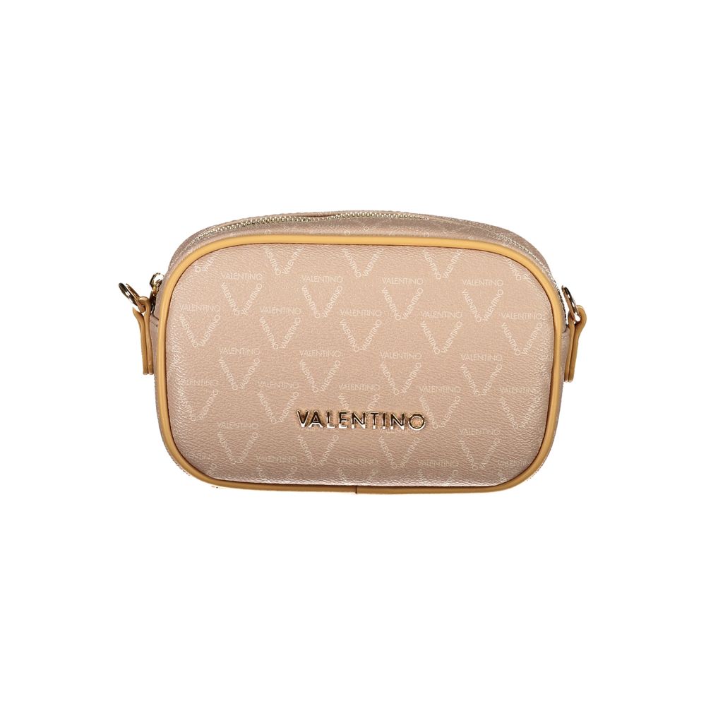 Mario Valentino Beige Polyurethane Women Handbag | Regal Royce