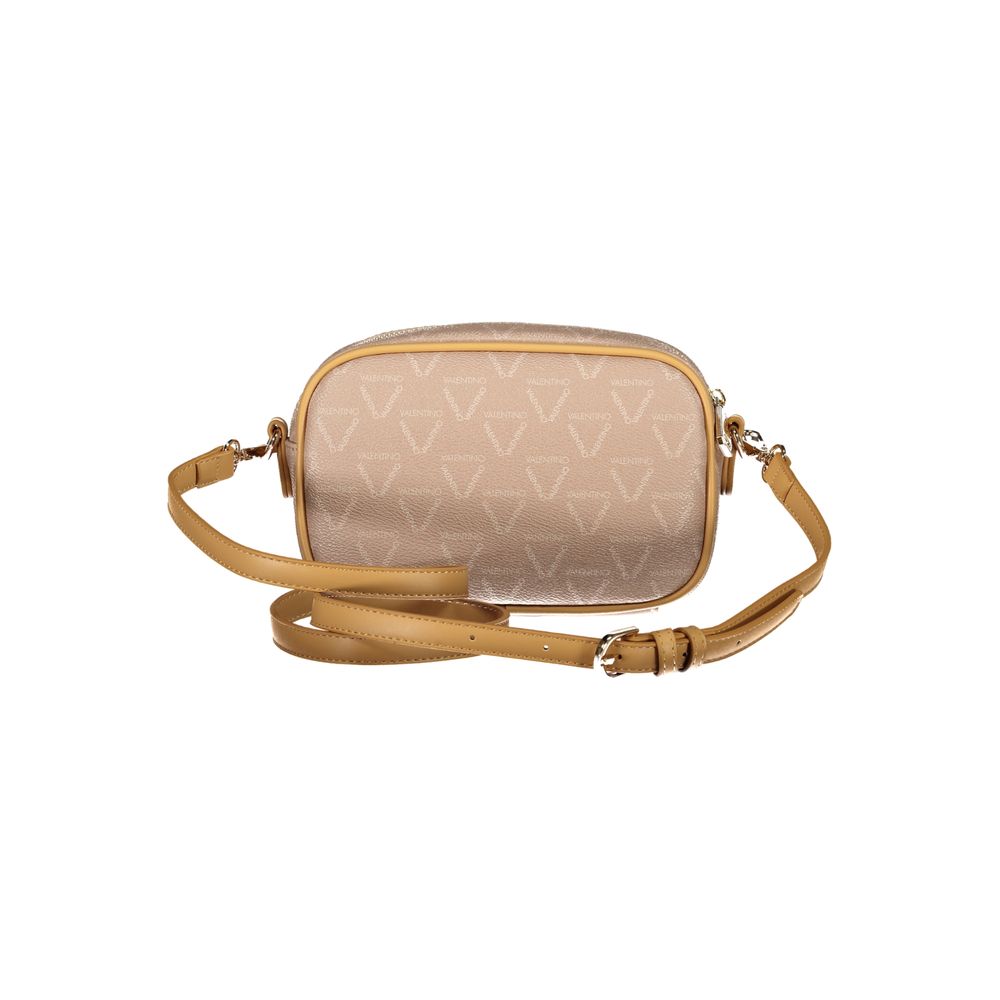 Mario Valentino Beige Polyurethane Women Handbag | Regal Royce
