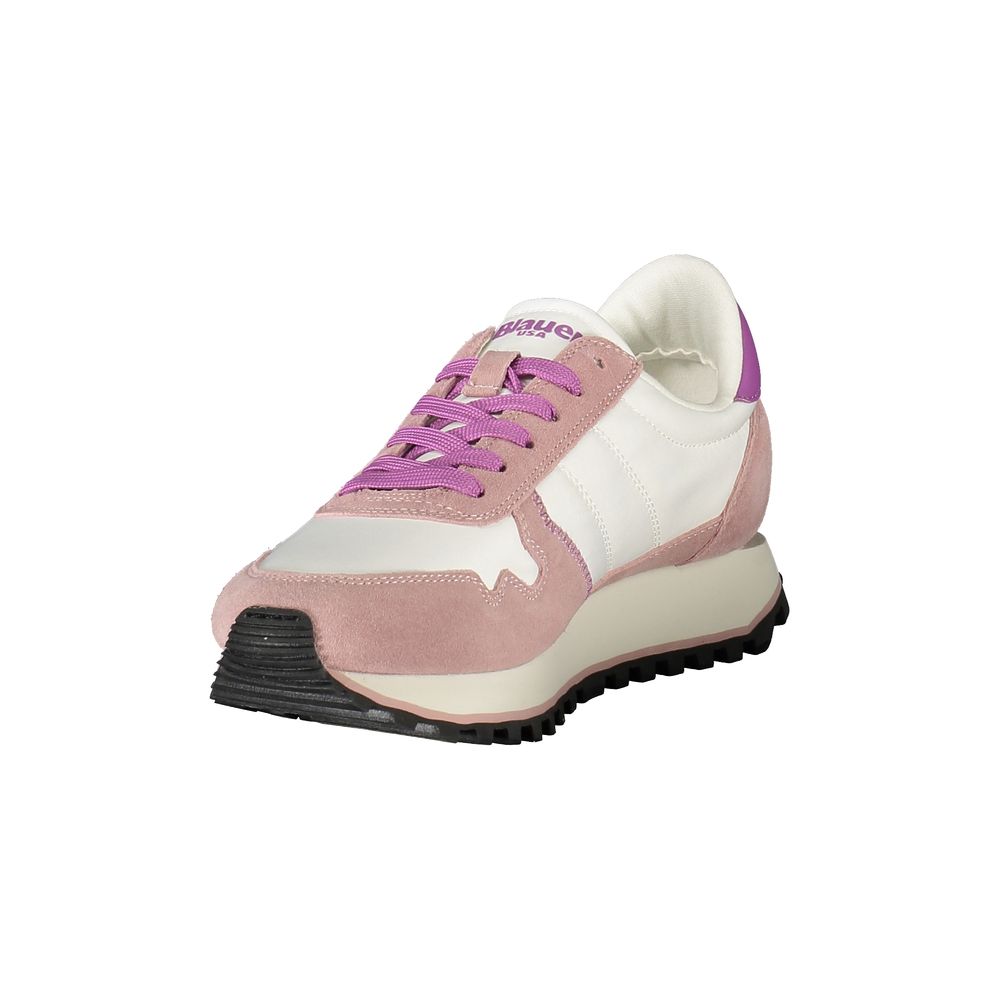 Blauer Bianco Polyurethane Women Sneaker | Regal Royce