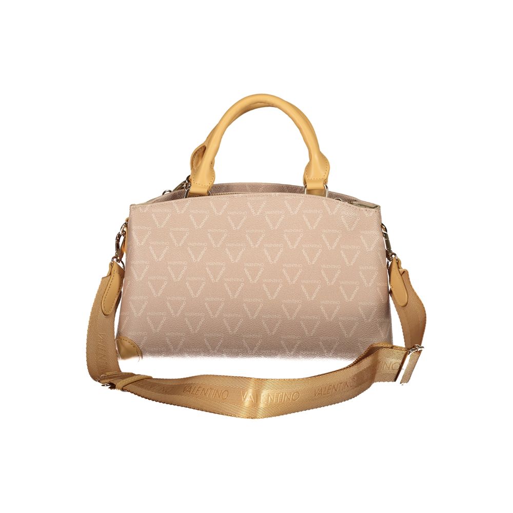 Mario Valentino Beige Polyurethane Women Handbag | Regal Royce
