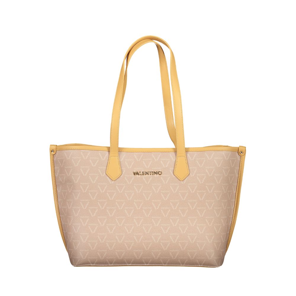 Mario Valentino Beige Polyethylene Women Handbag | Regal Royce