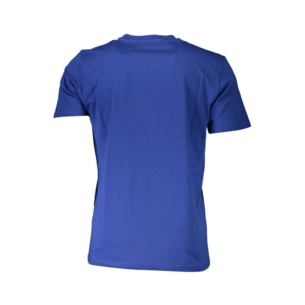 North Sails Blue Cotton Men T-Shirt | Regal Royce