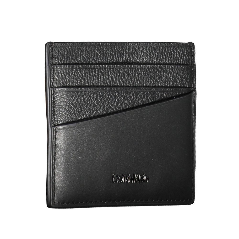 Calvin Klein Black Leather Mens Wallet Holder | Regal Royce
