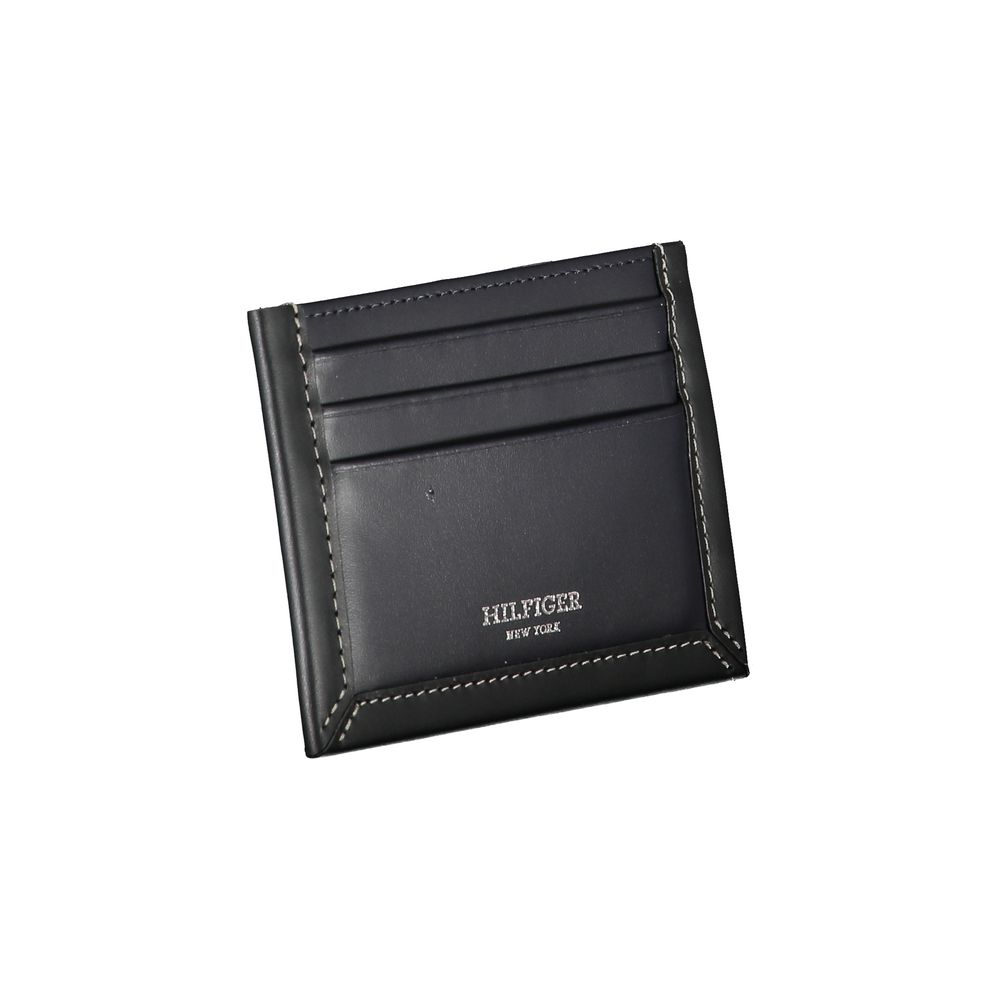 Tommy Hilfiger Blue Leather Men Wallet | Regal Royce