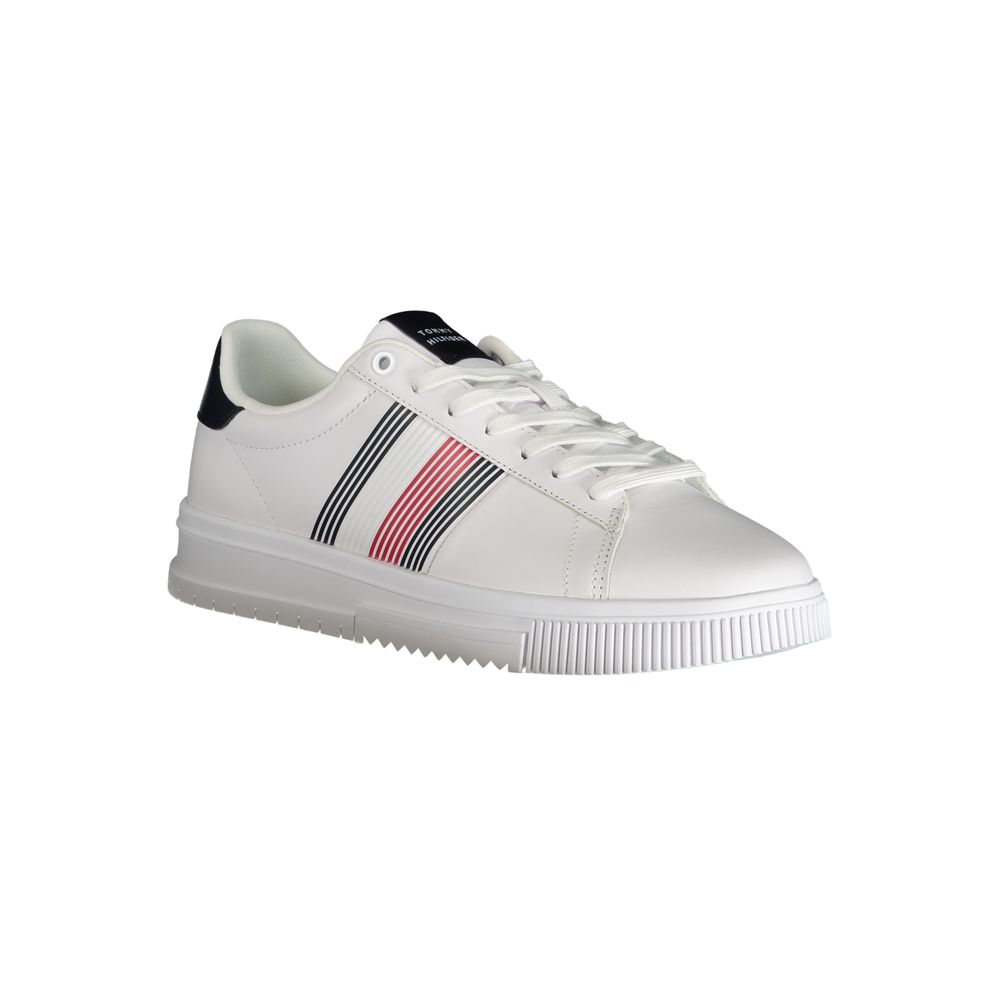 Tommy Hilfiger White Polyurethane Men Sneaker | Regal Royce