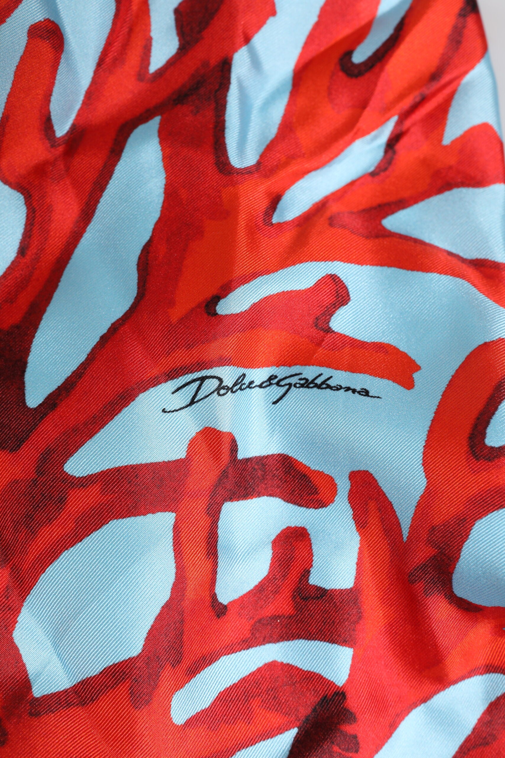 Dolce & Gabbana Blue Red Coral Print Wrap Robe Coat Jacket | Regal Royce