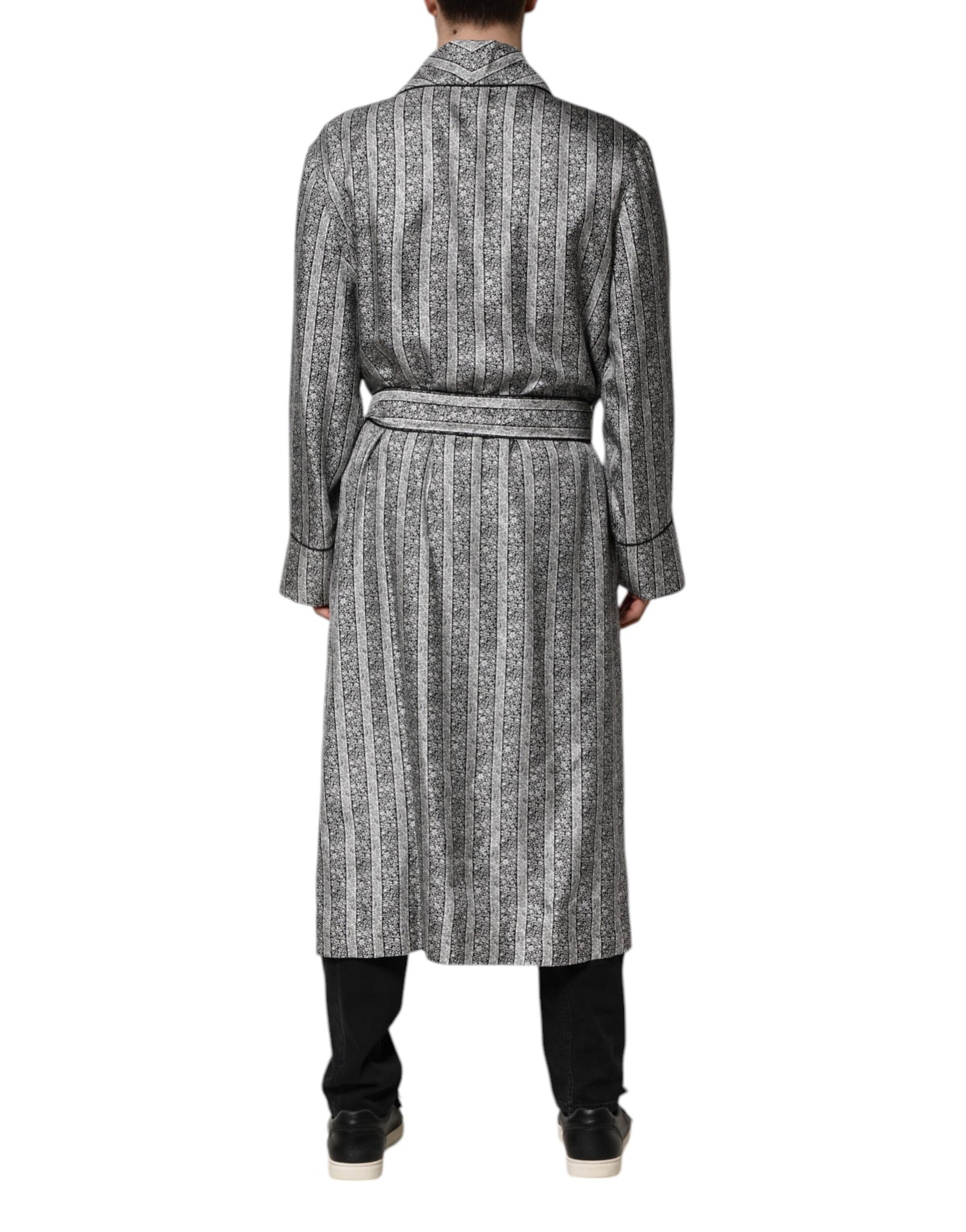 Dolce & Gabbana Multicolor Floral Robe Coat Wrap Jacket | Regal Royce