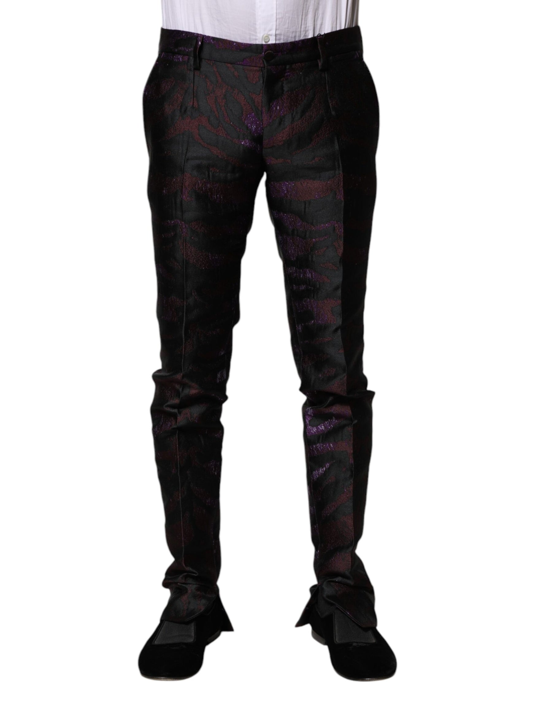 Dolce & Gabbana Multicolor Polyester Patterned Pants | Regal Royce