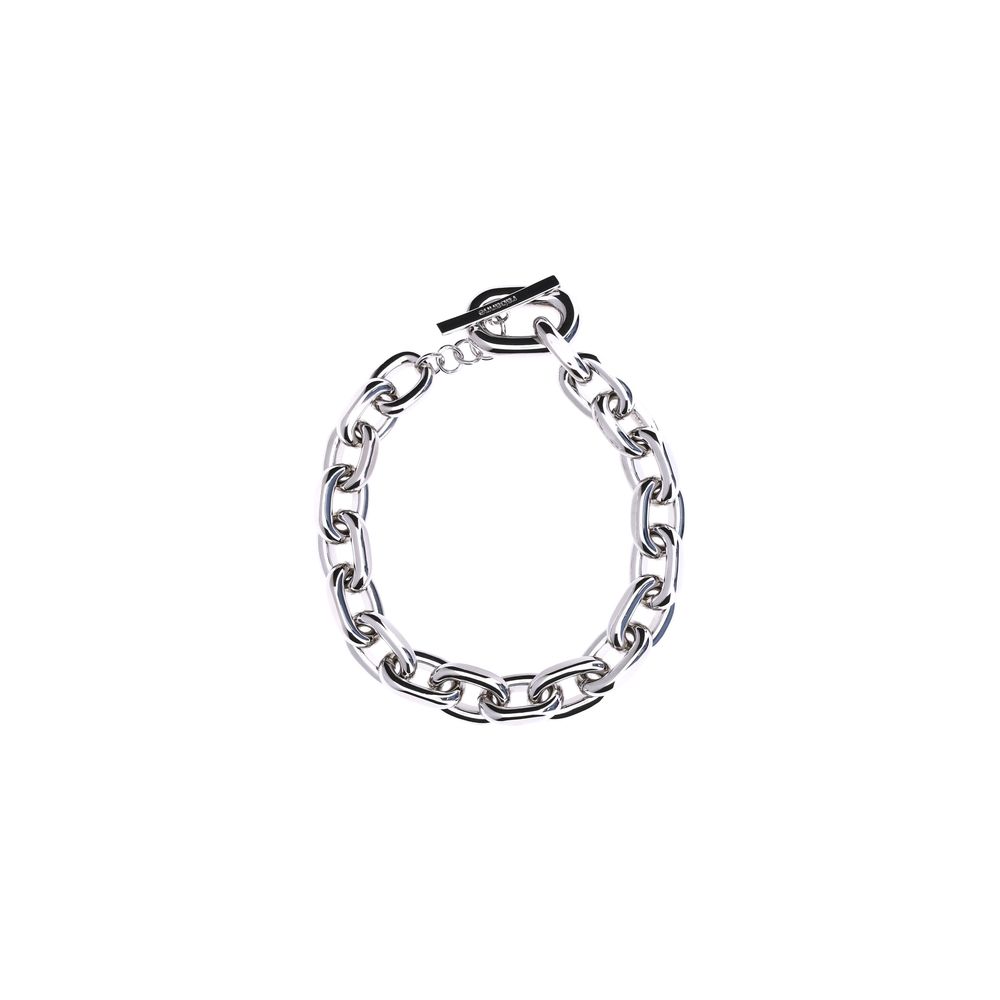 Rabanne Silver Aluminum Necklace | Regal Royce