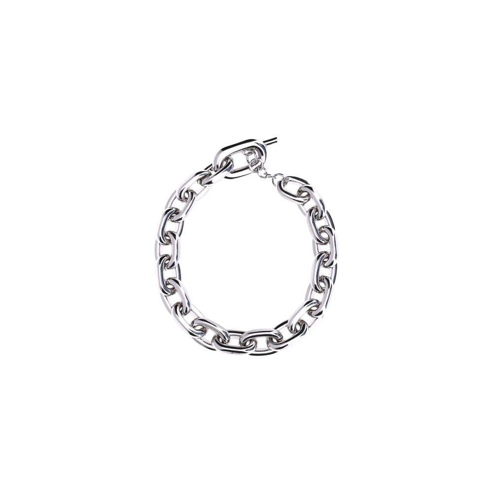 Rabanne Silver Aluminum Necklace | Regal Royce