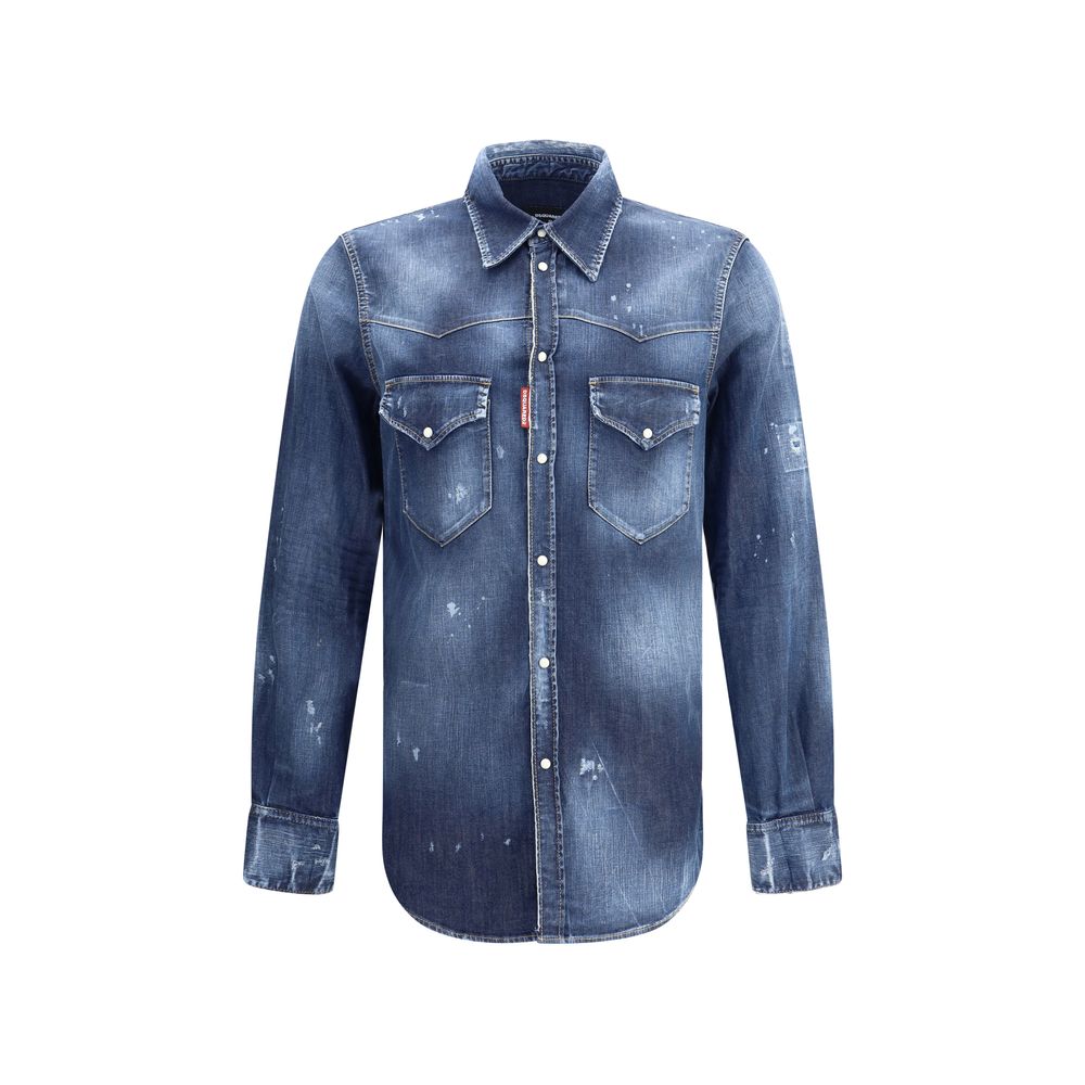 Dsquared² Blue Denim Shirt | Regal Royce
