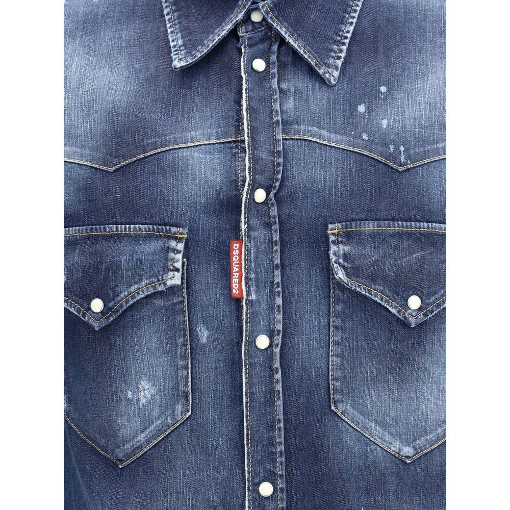 Dsquared² Blue Denim Shirt | Regal Royce