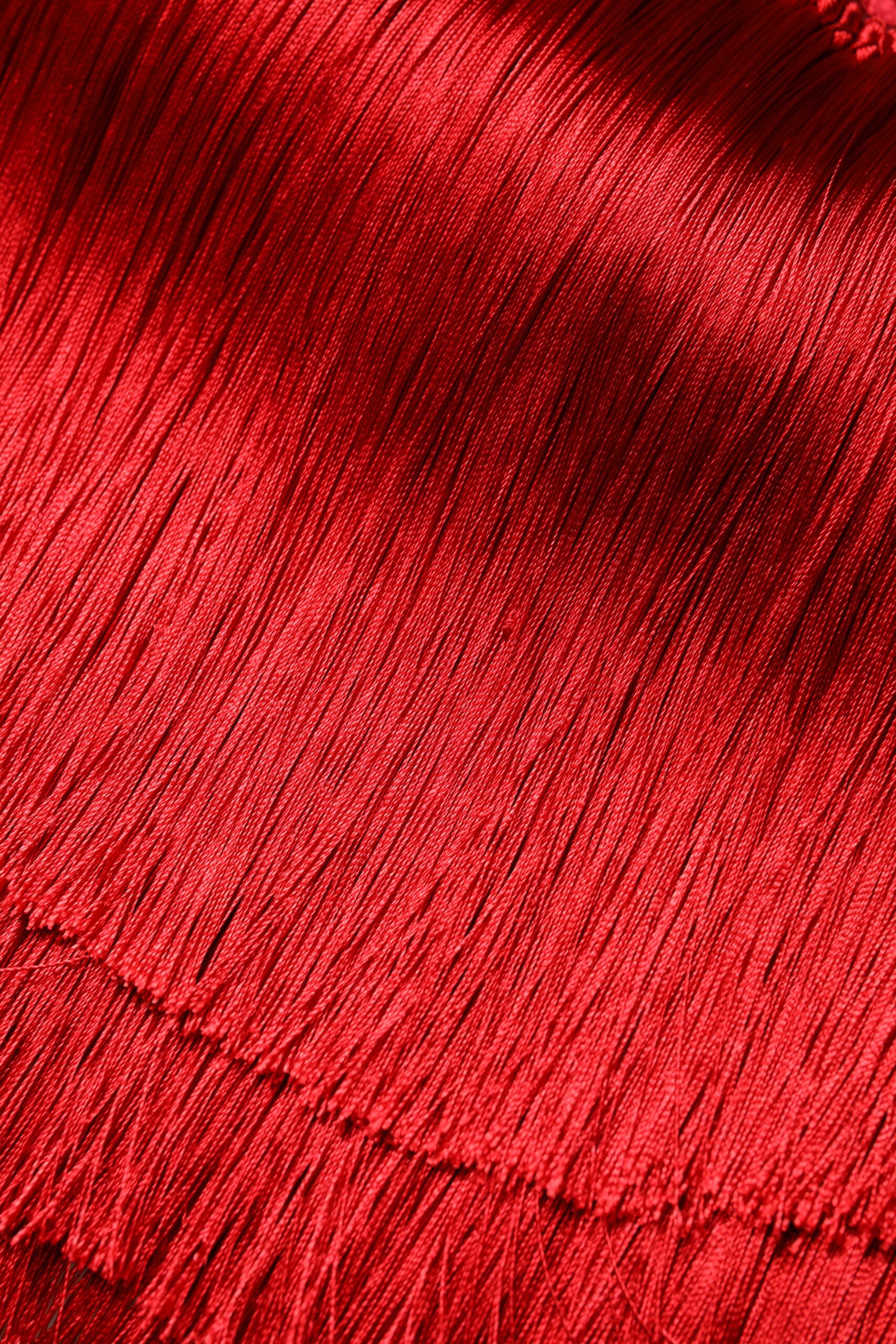 Dolce & Gabbana Red Silk Strapless Fringe Crop Tube Top | Regal Royce