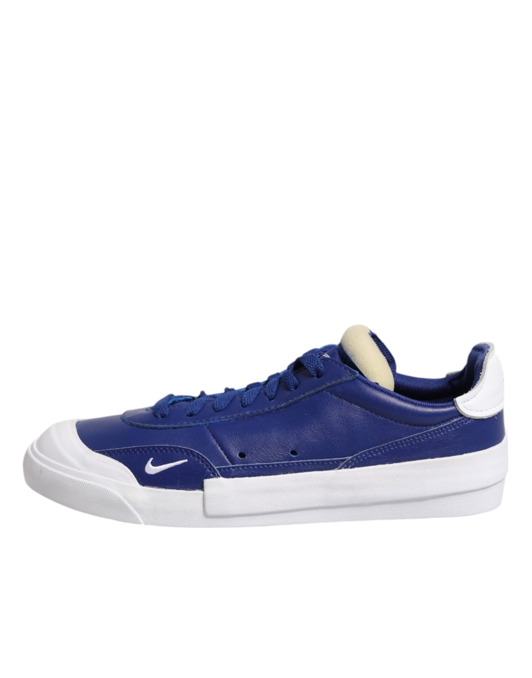 Nike White Blue Lace Up Low Top Drop-Type PRM Sneakers Shoes | Regal Royce