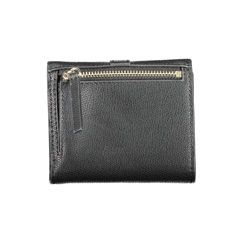 Tommy Hilfiger Black Polyurethane Women Wallet | Regal Royce