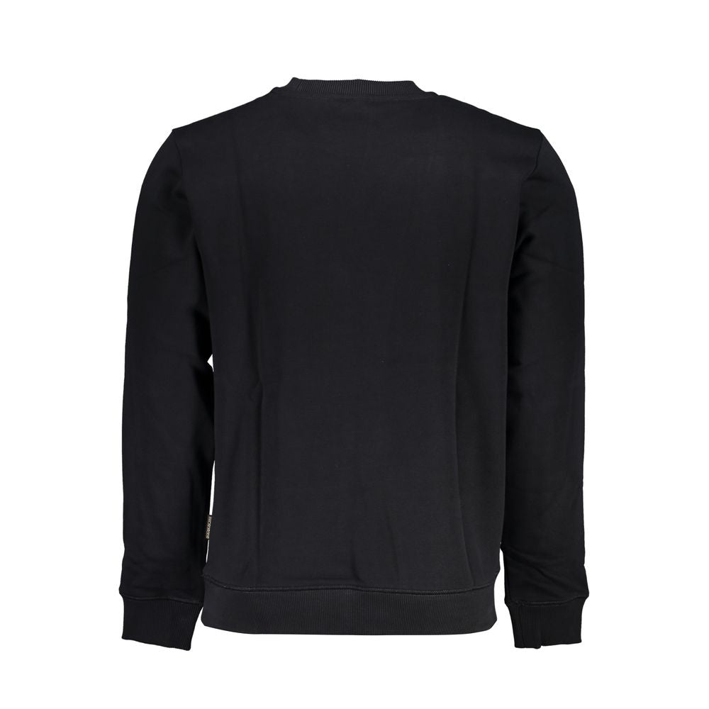 Napapijri Black Cotton Men's Sweatshirt | Regal Royce