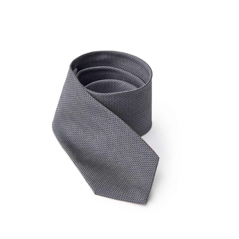 Jil Sander Gray Silk Tie | Regal Royce