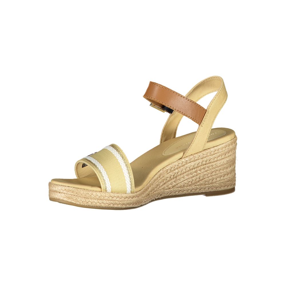 Tommy Hilfiger Beige Polyester Women Sandal | Regal Royce