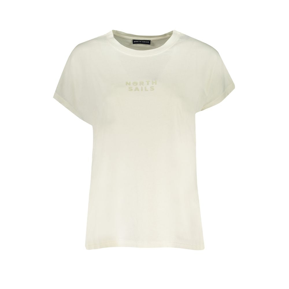 North Sails Bianco Organic Cotton Women T-Shirt | Regal Royce