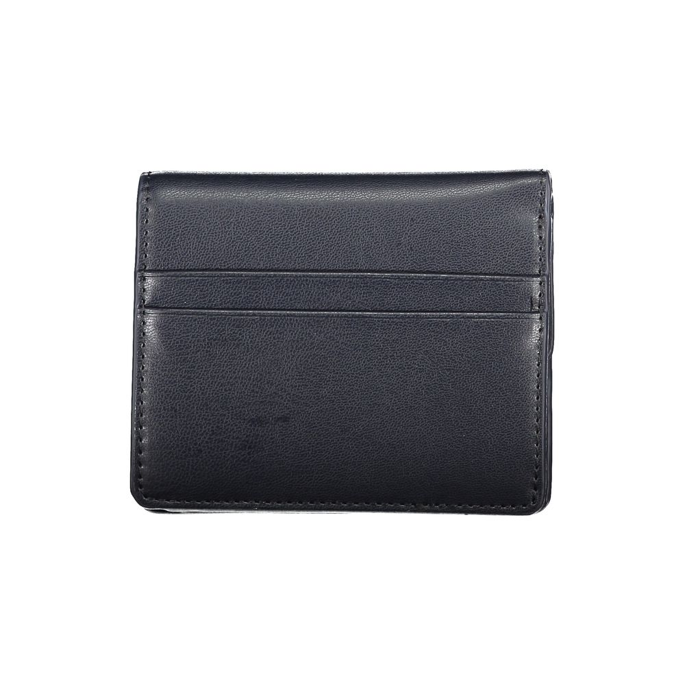 Tommy Hilfiger Blue Polyurethane Women Wallet | Regal Royce
