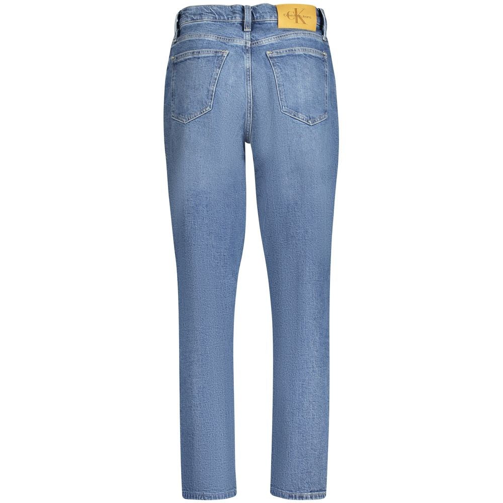 Calvin Klein Blu Cotton Women Jeans | Regal Royce