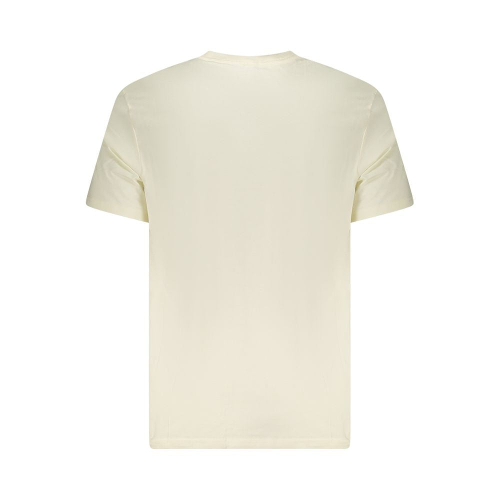 Lee Beige Cotton Men T-Shirt | Regal Royce