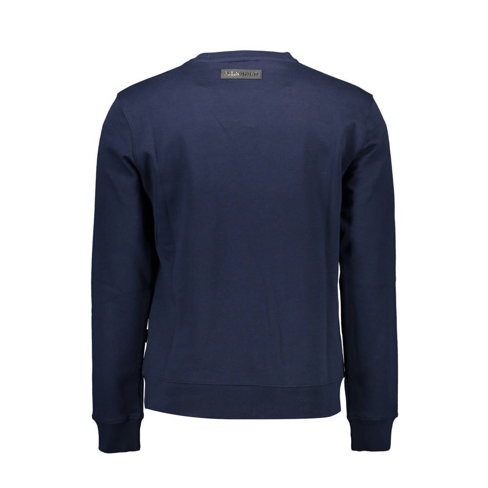 Plein Sport Blue Cotton Men's Sweatshirt | Regal Royce