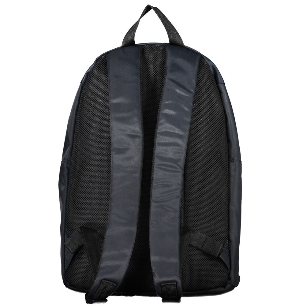 Tommy Hilfiger Blue Polyester Men Backpack | Regal Royce