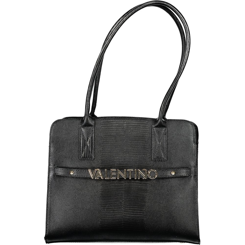 Mario Valentino Nero Poliuretano Women Handbag | Regal Royce