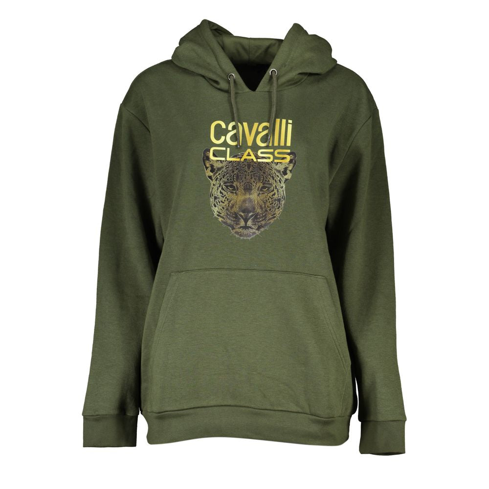 Cavalli Class Verde Polyester Woman Sweatshirt | Regal Royce