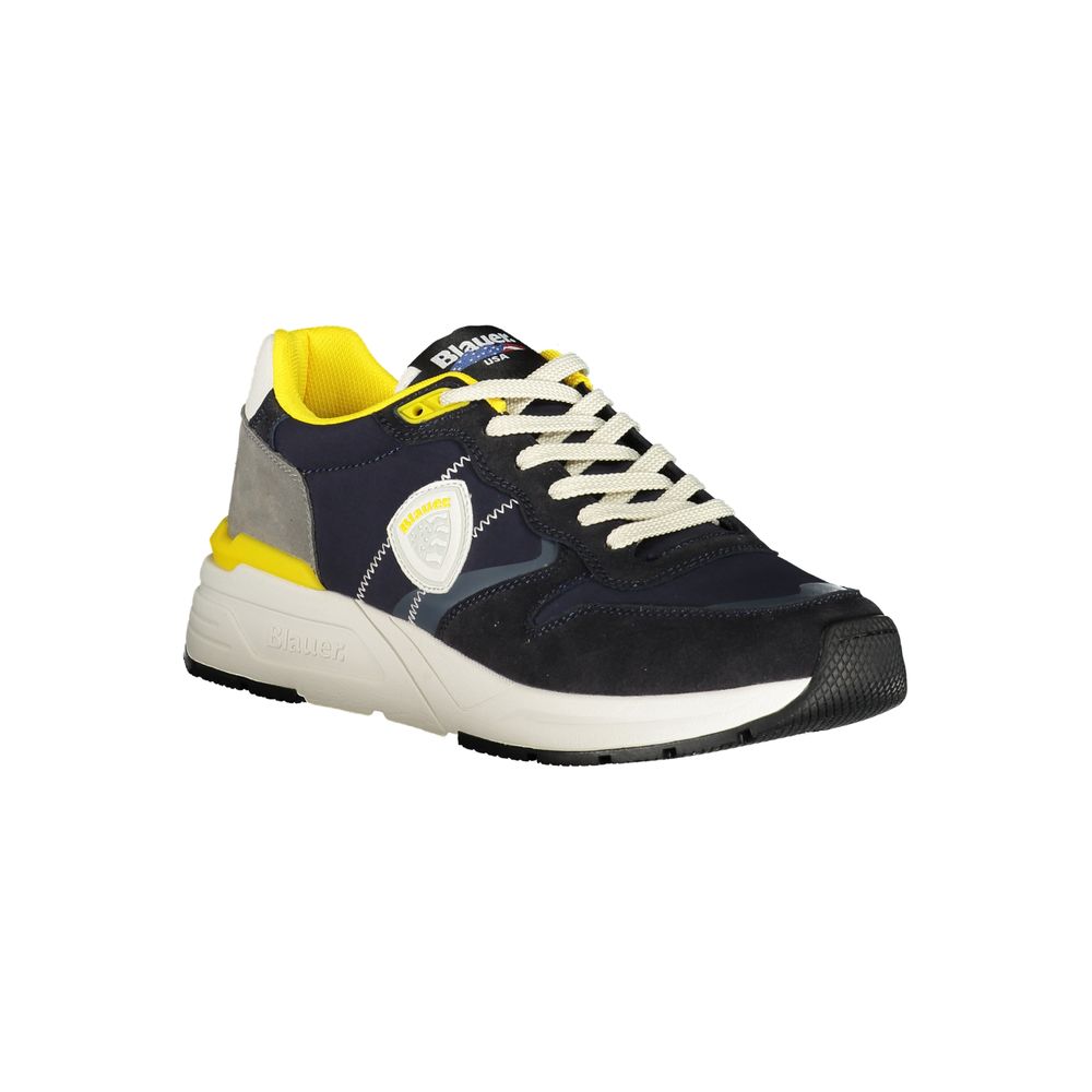 Blauer Blue Polyurethane Mens Sneaker | Regal Royce