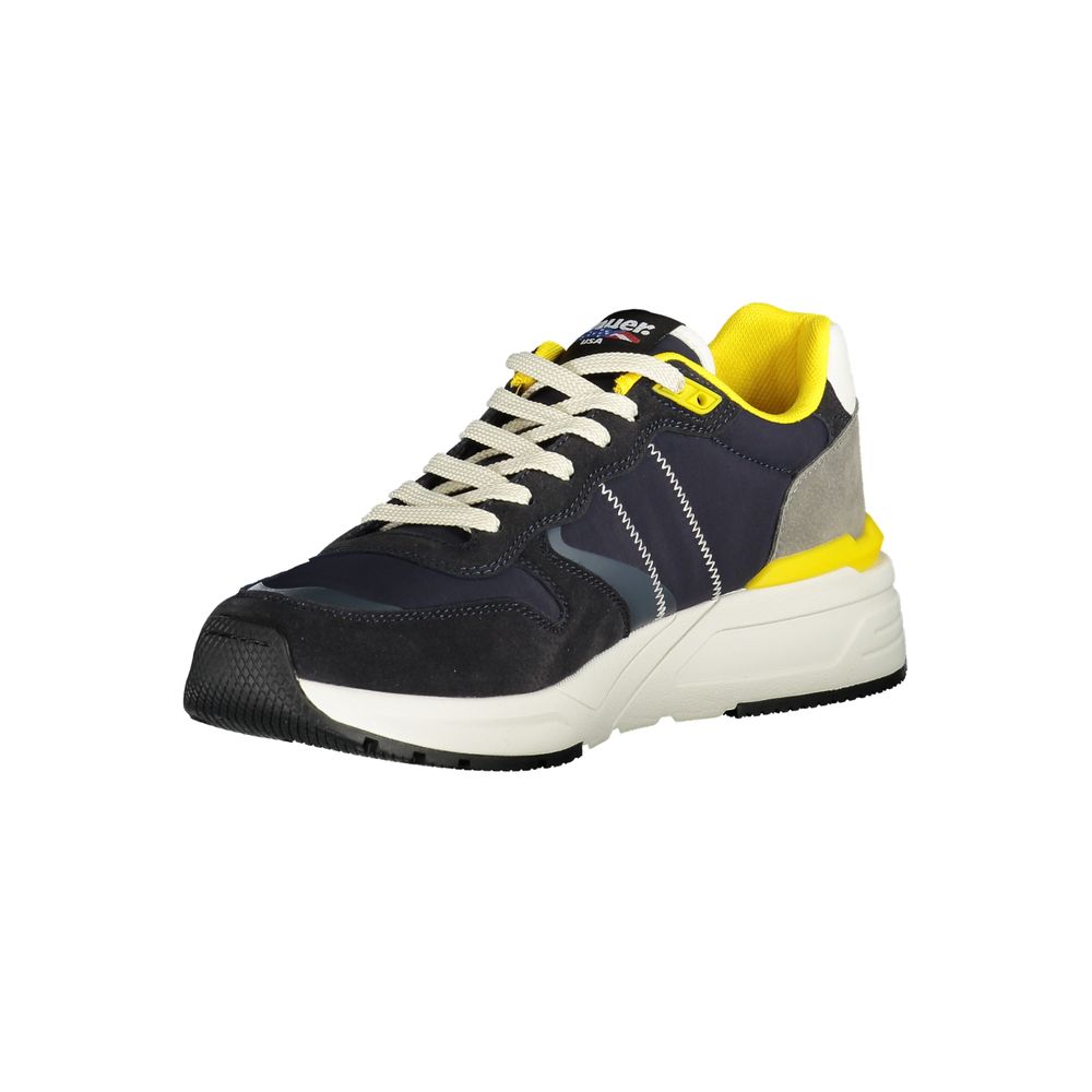 Blauer Blue Polyurethane Mens Sneaker | Regal Royce