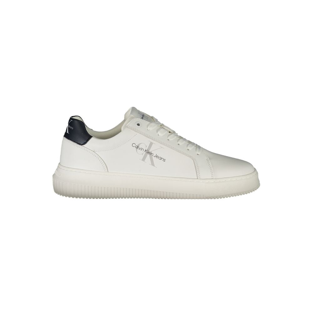 Calvin Klein Bianco Leather Men Sneaker | Regal Royce
