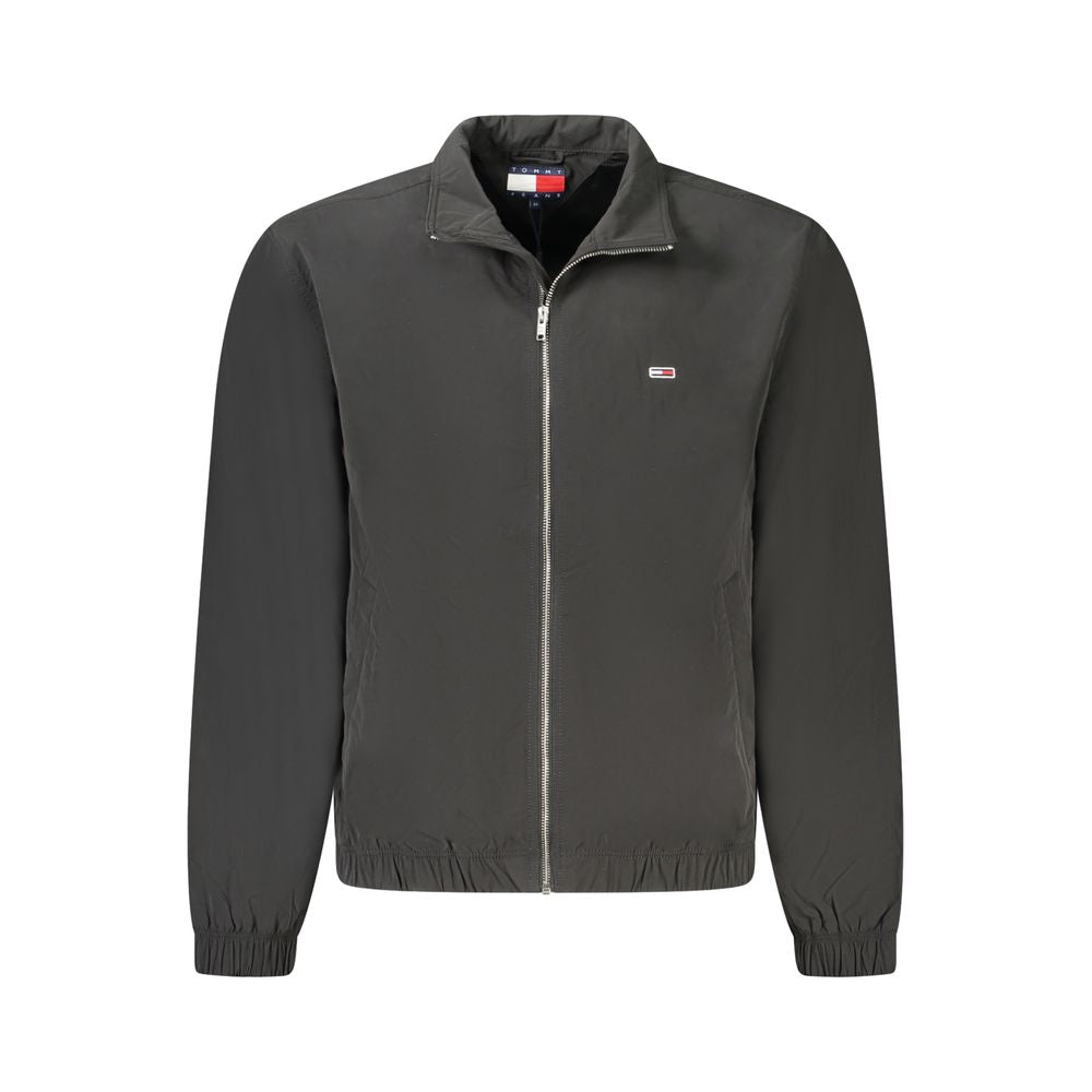 Tommy Hilfiger Black Polyester Men Jacket | Regal Royce