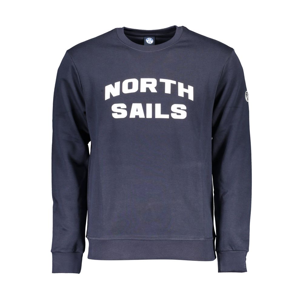 North Sails Blue Cotton Men's Sweatshirt | Regal Royce