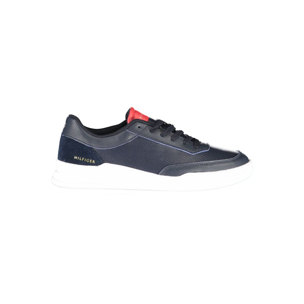Tommy Hilfiger Blue Leather Men Sneaker | Regal Royce