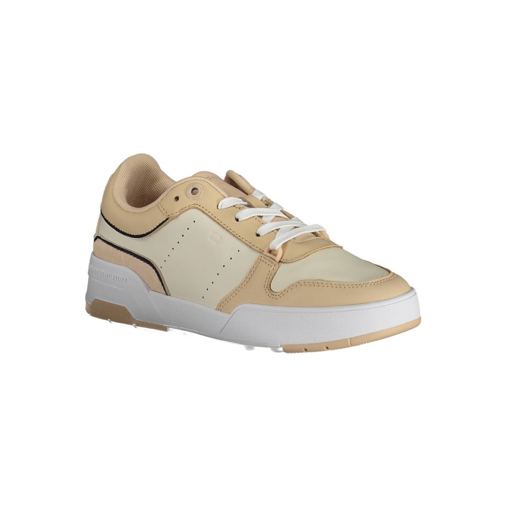 Tommy Hilfiger Beige Polyester Women Sneaker | Regal Royce