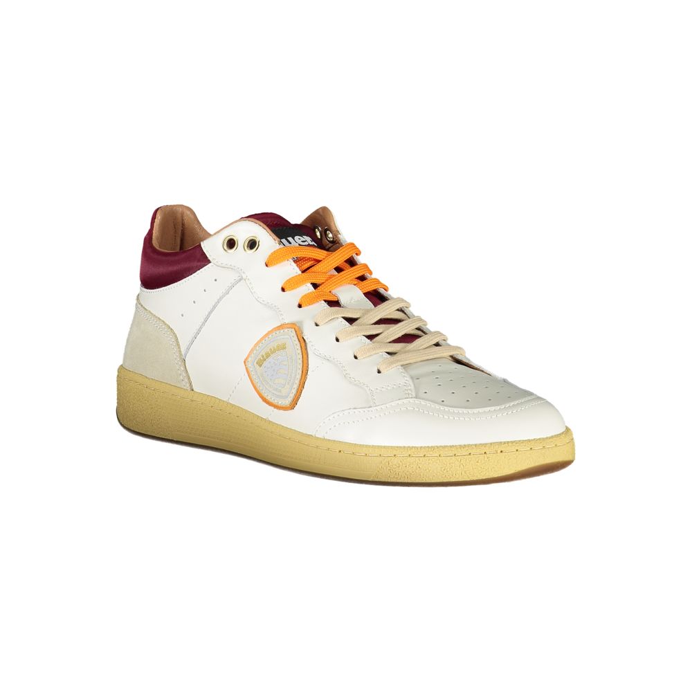 Blauer Bianco Leather Men Sneaker | Regal Royce