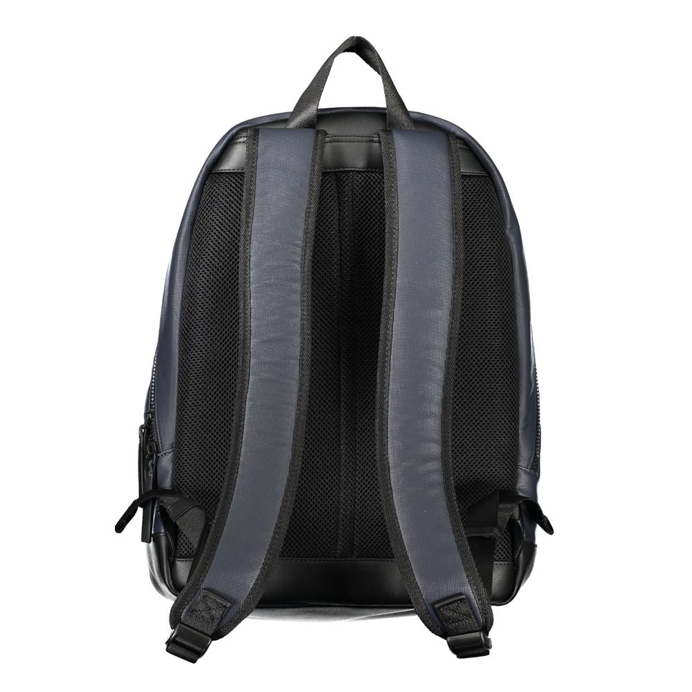 Tommy Hilfiger Blu Polyurethane Men Backpack | Regal Royce