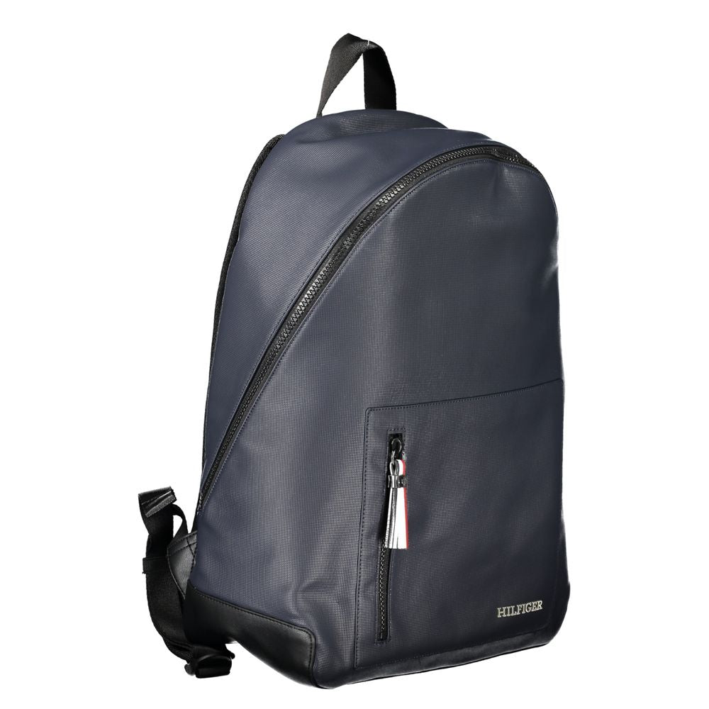 Tommy Hilfiger Blu Polyurethane Men Backpack | Regal Royce