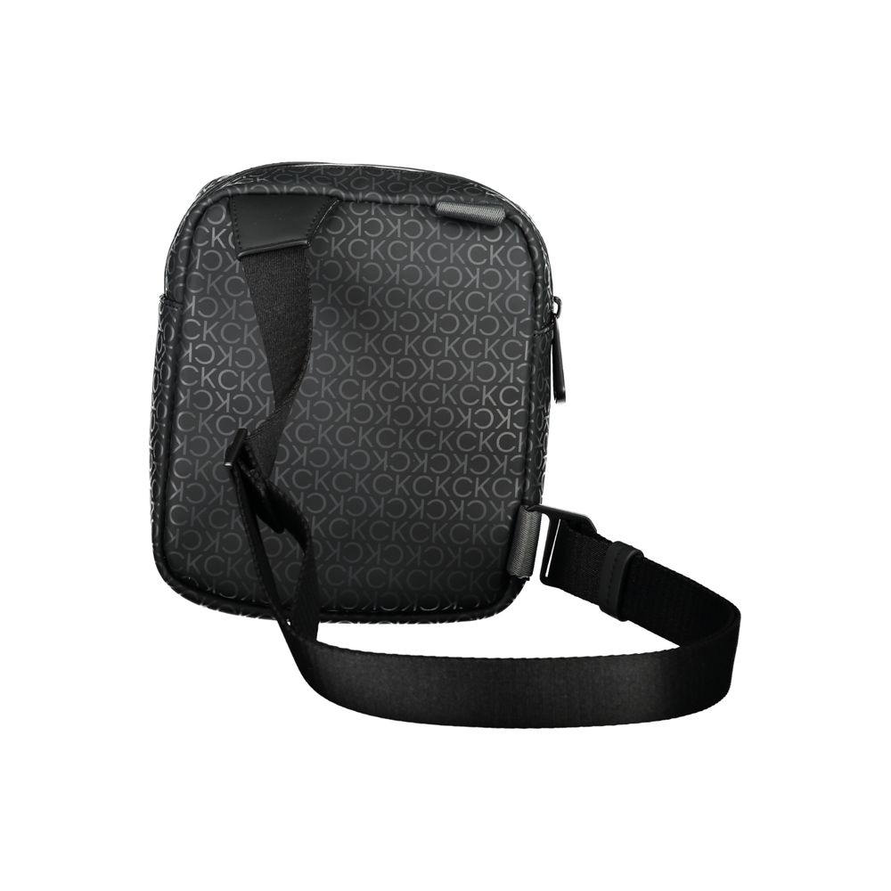 Calvin Klein Nero Polyurethane Men Shoulder Bag | Regal Royce