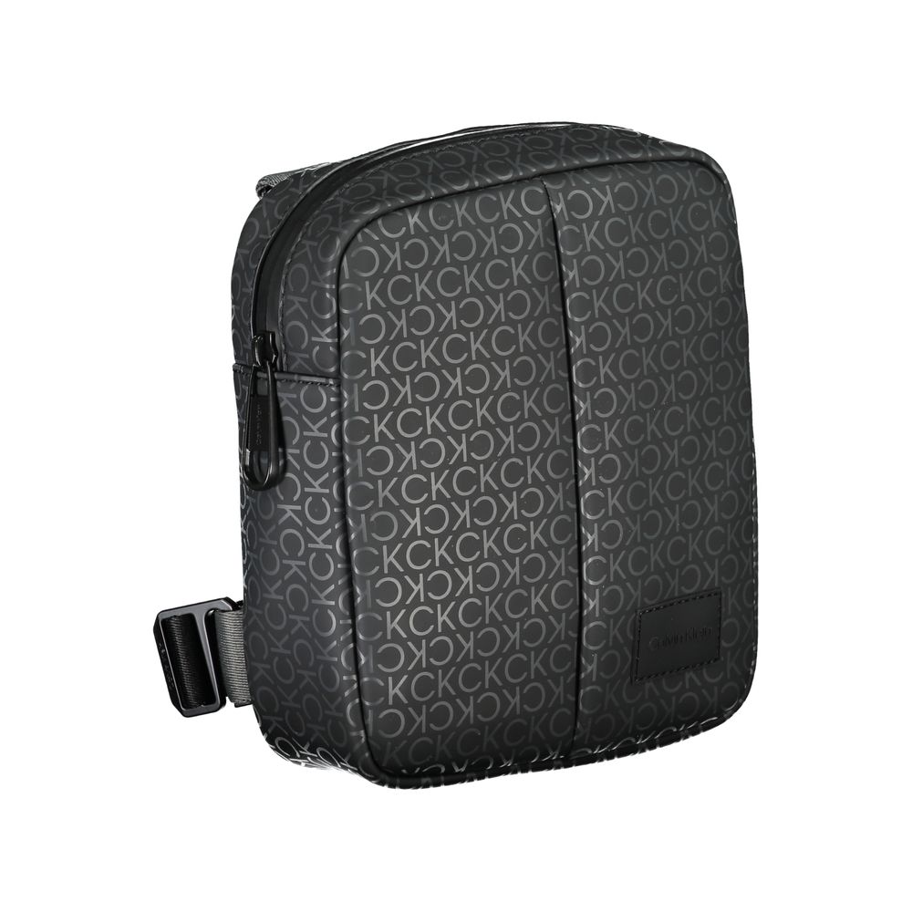 Calvin Klein Nero Polyurethane Men Shoulder Bag | Regal Royce
