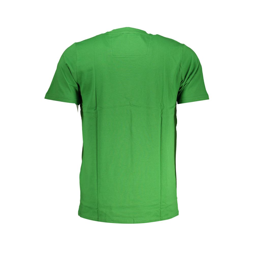 Cavalli Class Verde Cotton Men T-Shirt | Regal Royce